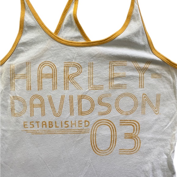 Y2K Harley Davidson razor back tank top - Picture 2 of 4